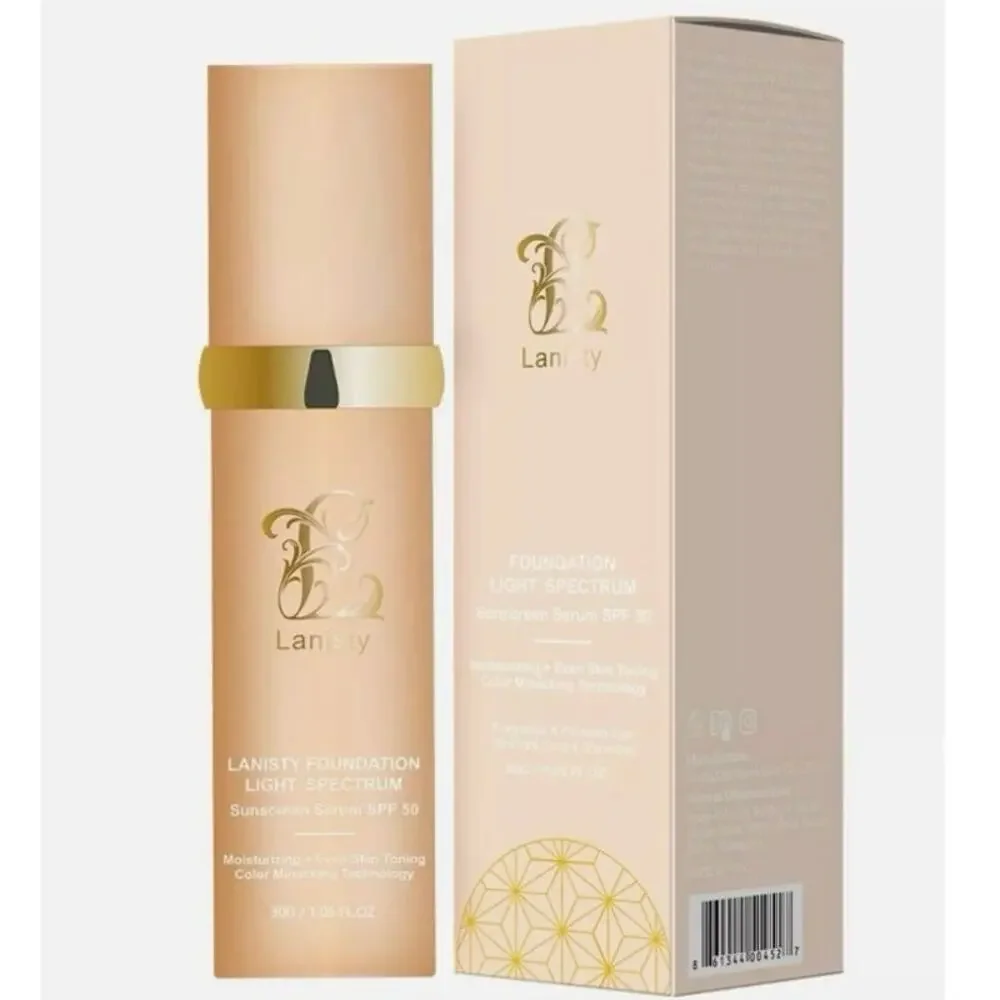 Lanisty 4-in-1 Color Changing Foundation SPF50 Concealer Moisturizer NEW VIRAL!!
